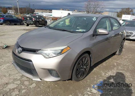 2015 Toyota Corolla Le z USA, uszkodzony, nr VIN 2T1BURHE7FC287675